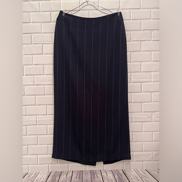 SANDRA KING women black pencil skirt/size 12 - Picture 1 of 4